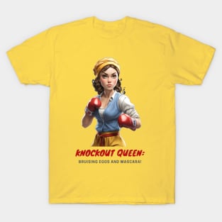 Knockout Queen Female Boxing Fighter T-Shirt